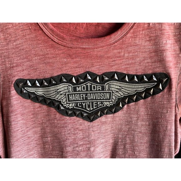 HARLEY DAVIDSON Women Short Sleeve Shirt - Small - Studded - NEW - Original Tags - Picture 3 of 7